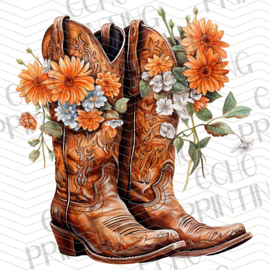 WSTNG 168 - FLORAL COWBOY BOOTS VINTAGE