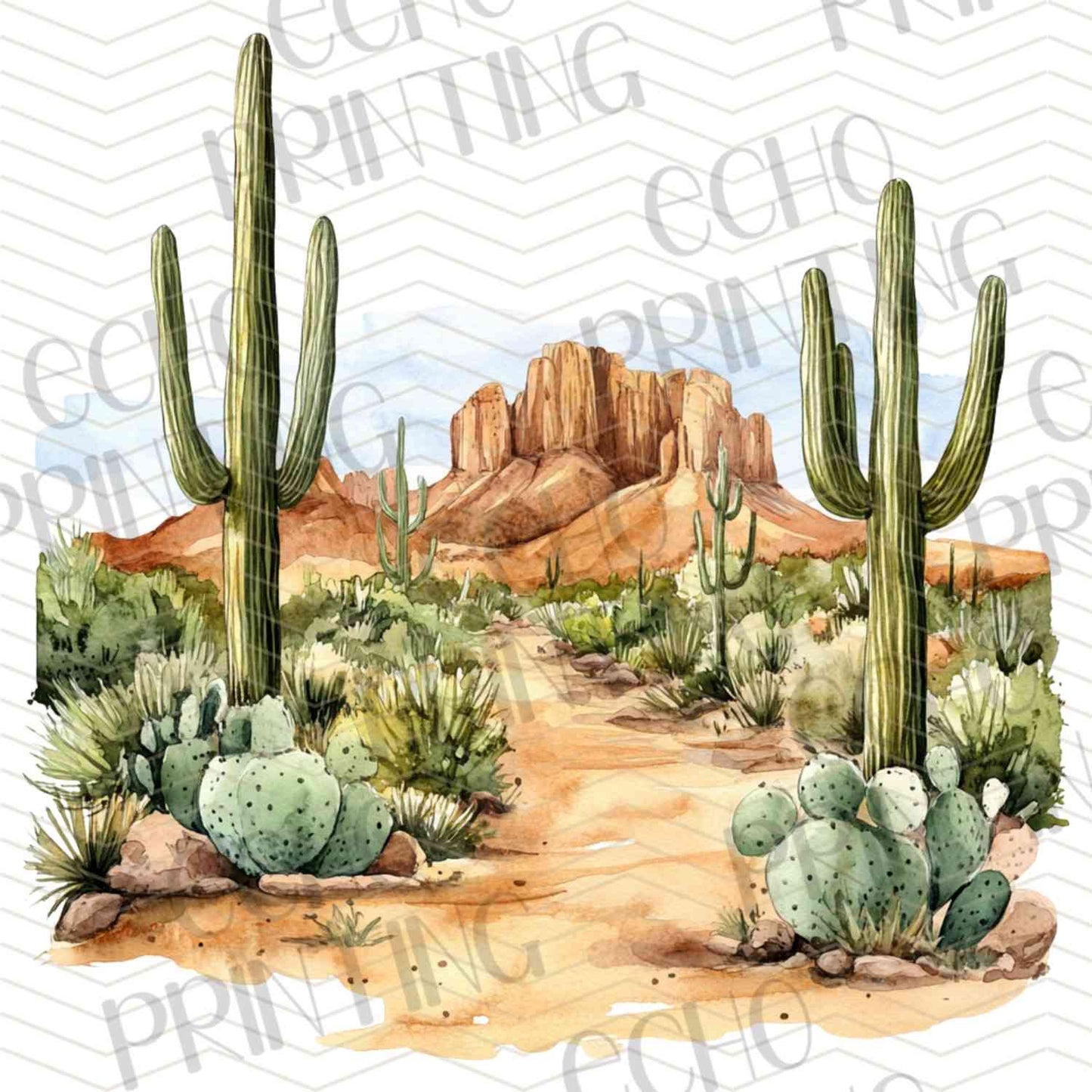WSTNG 170 - DESERT CACTUS SCENE II