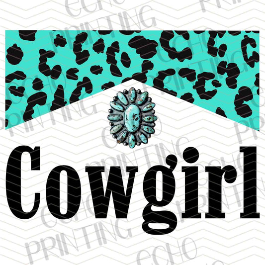 WSTNG 174 - LEOPARD COWGIRL TYPOGRAPHY