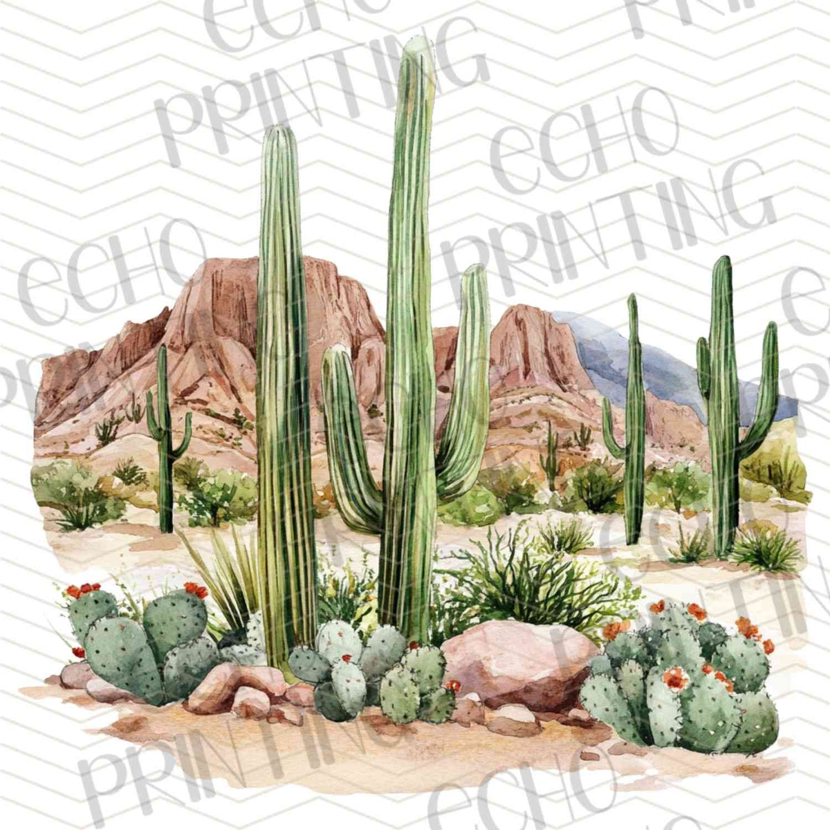 WSTNG 179 - DESERT CACTUS LANDSCAPE III