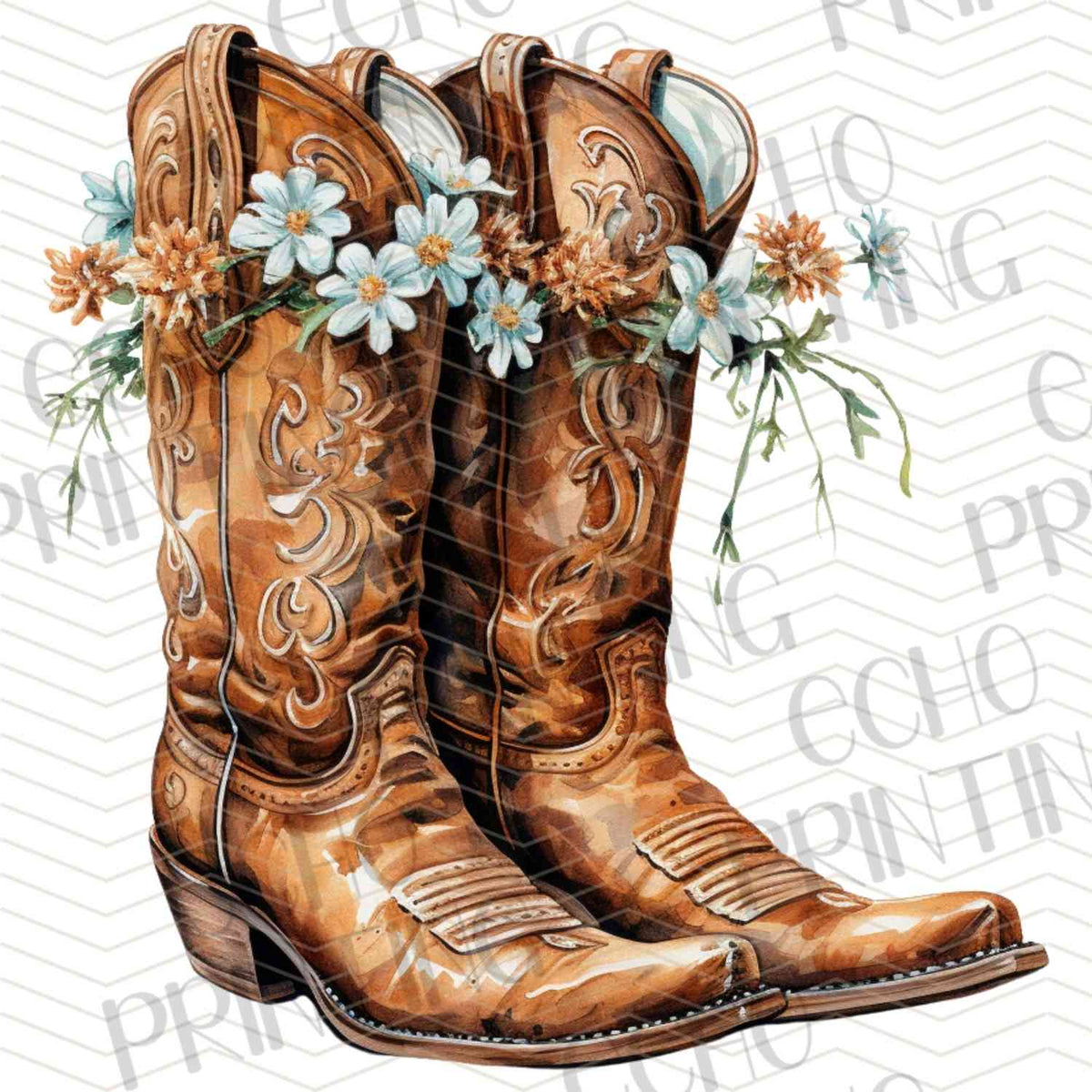 WSTNG 180 - FLORAL COWBOY BOOTS CLASSIC