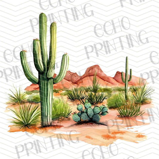 WSTNG 183 - DESERT CACTUS LANDSCAPE IV