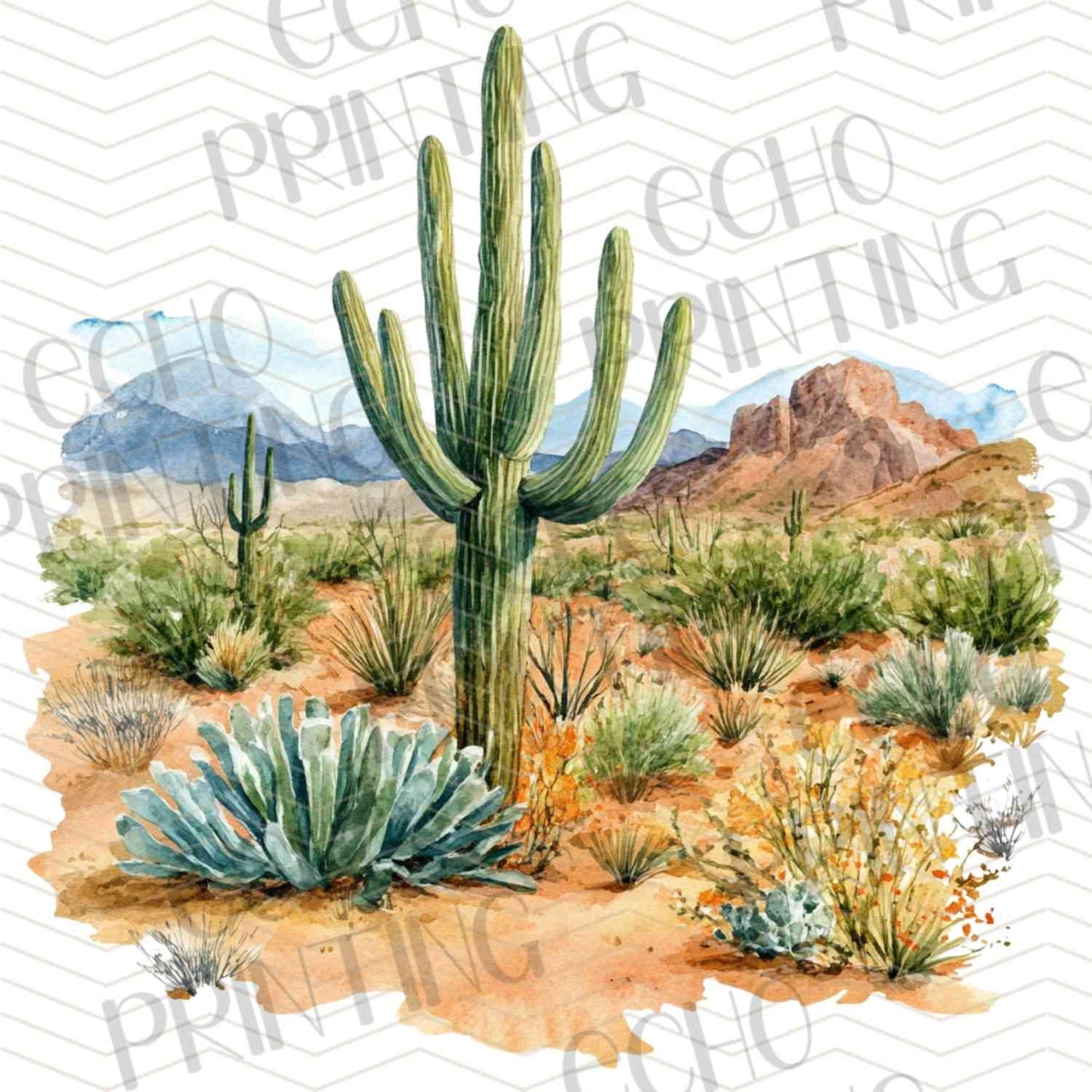 WSTNG 193 - DESERT CACTUS SCENE
