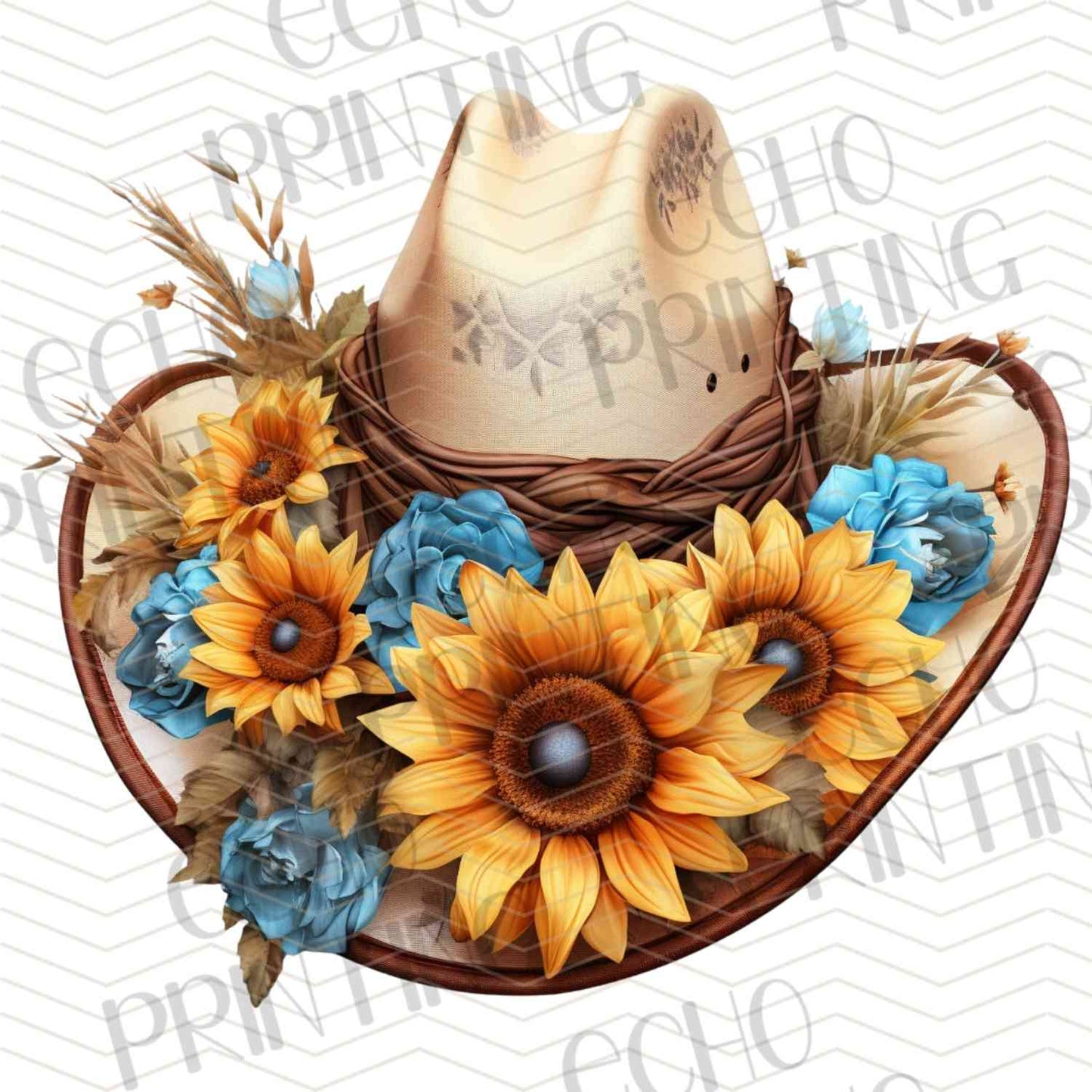 WSTNG 198 - SUNFLOWER HAT HEART