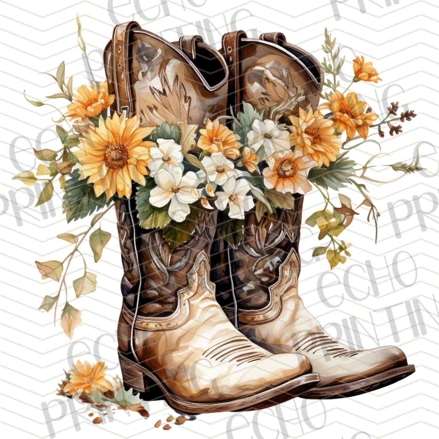 WSTNG 220 - SUNFLOWER WESTERN BOOTS
