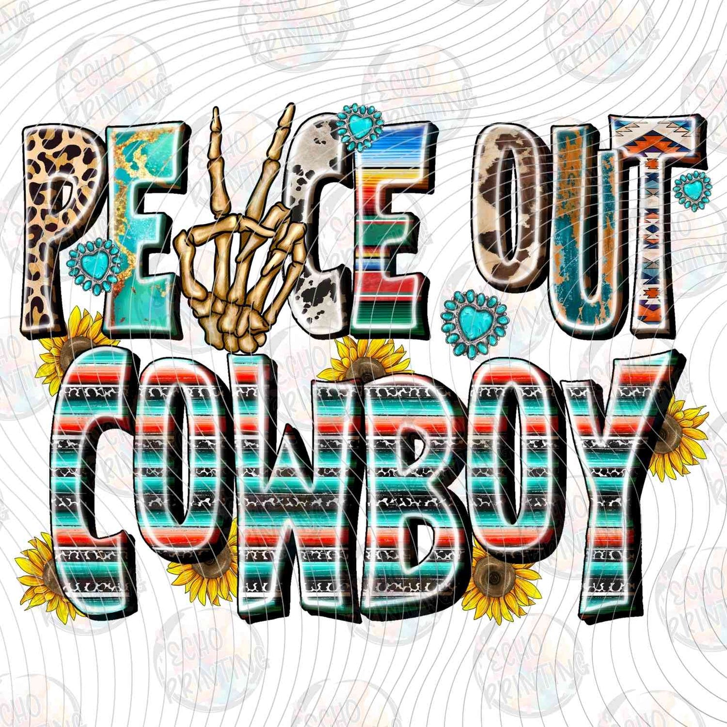 WSTNG 237 - PEACE OUT COWBOY WESTERN LETTERS