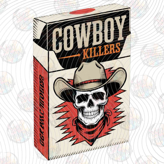 WSTNG 256 - COWBOY SKULL SMOKING CIGARETTE