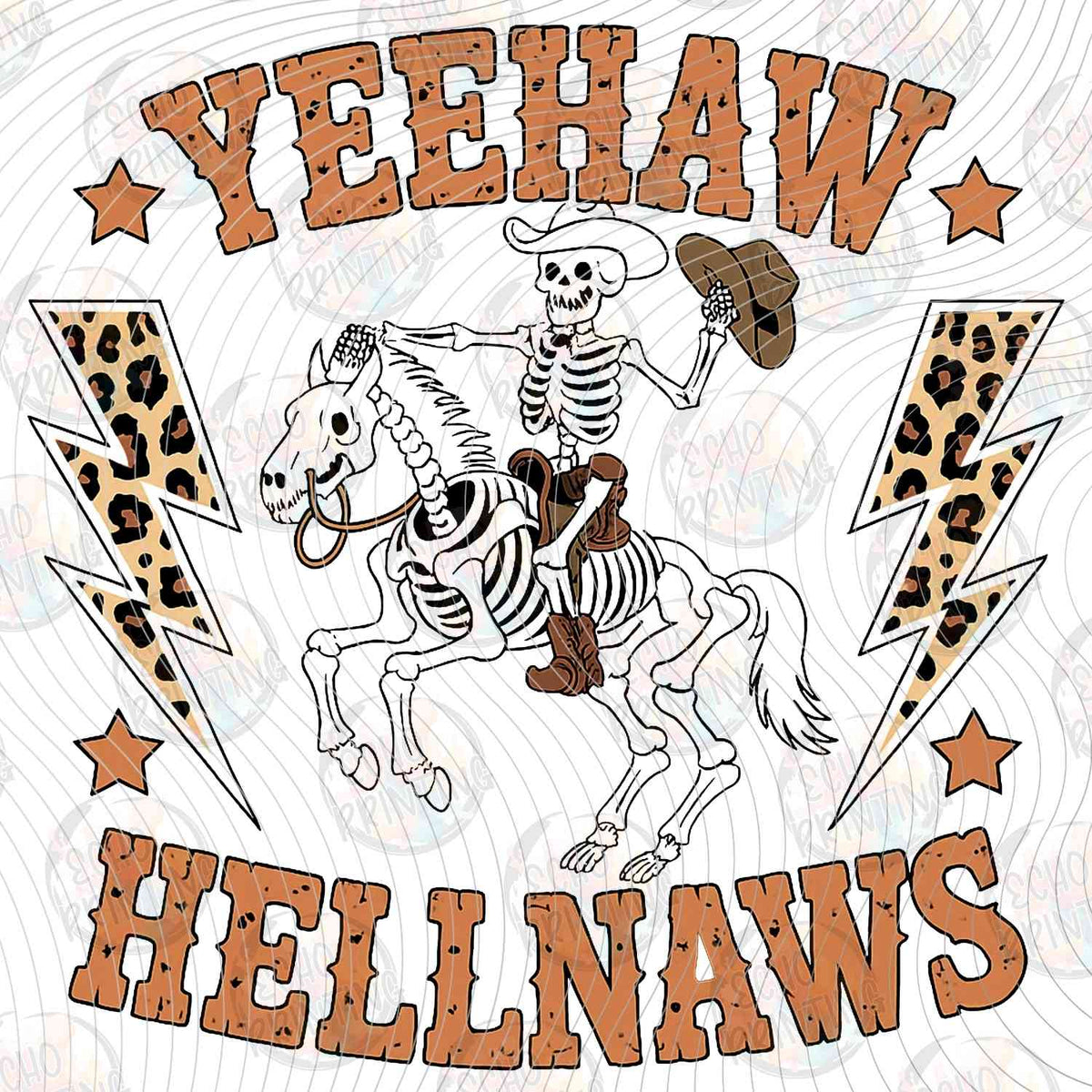WSTNG 265 - YEEHAW HELLNAWS SKELETON COWBOY