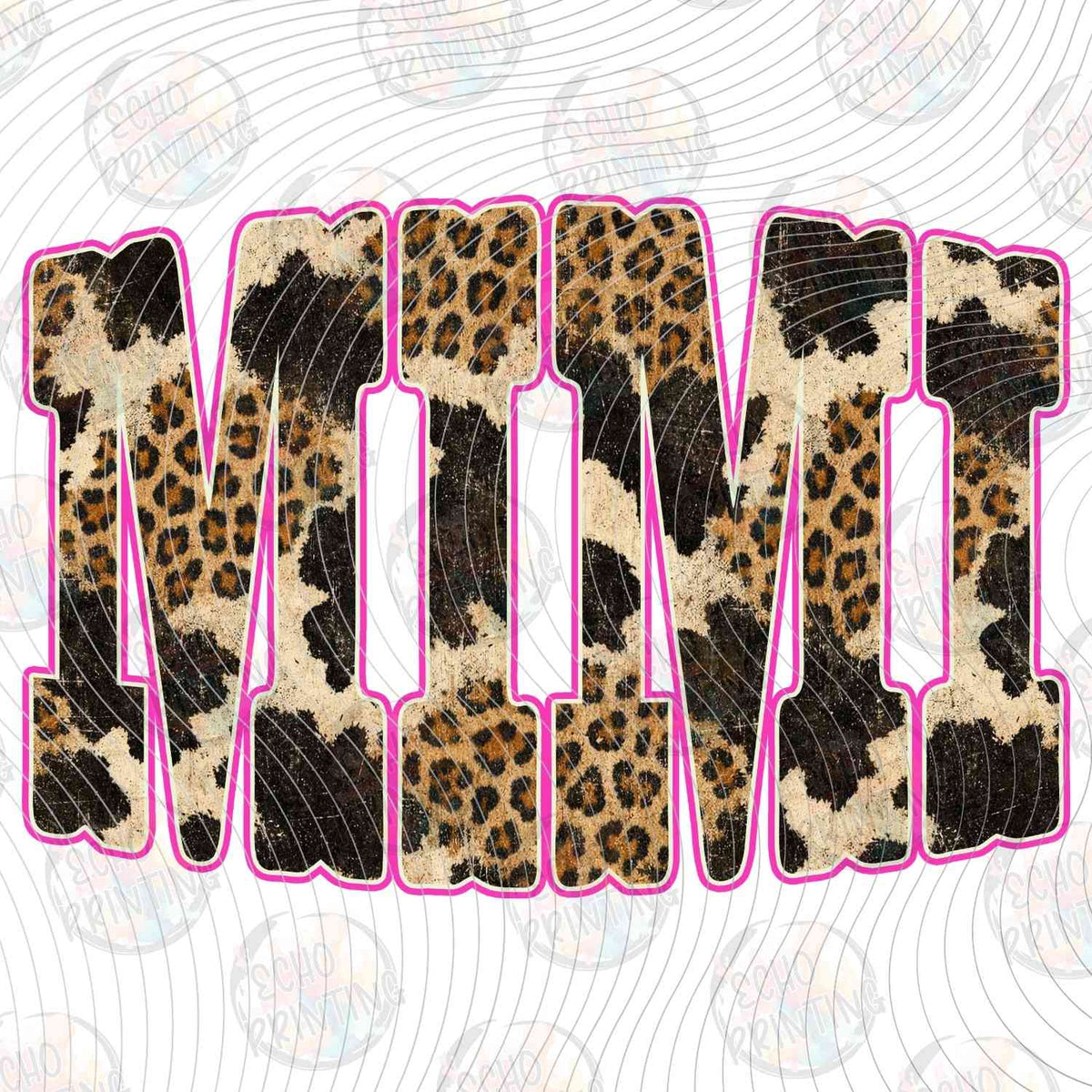 WSTNG 282 - MIMI LEOPARD PRINT LETTERS