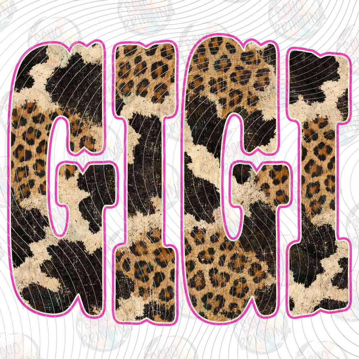 WSTNG 287 - GIGI LEOPARD PRINT LETTERS