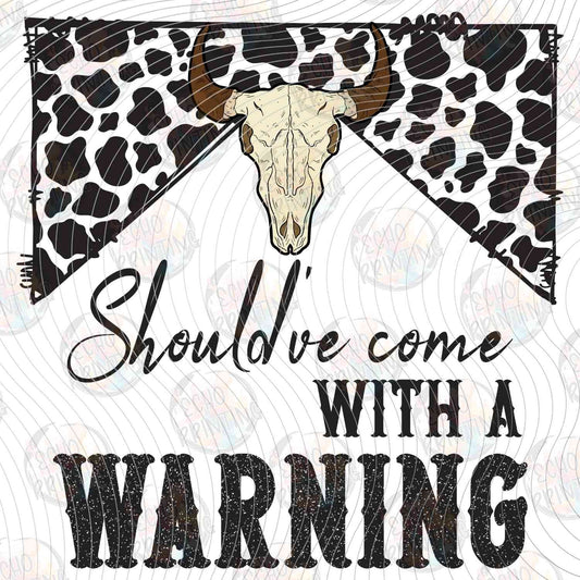 WSTNG 294 - SHOULD HAVE COME WITH A WARNING BULL SKULL
