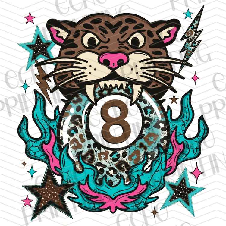 WSTNG 356 - LEOPARD WESTERN EIGHT BALL