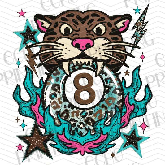 WSTNG 356 - LEOPARD WESTERN EIGHT BALL