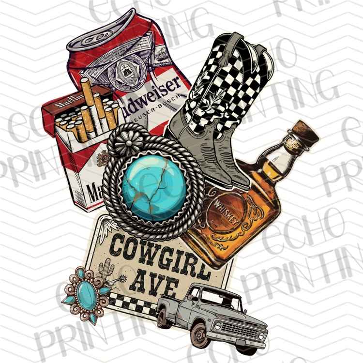 WSTNG 366 - COWGIRL LIFE ACCESSORY COLLAGE