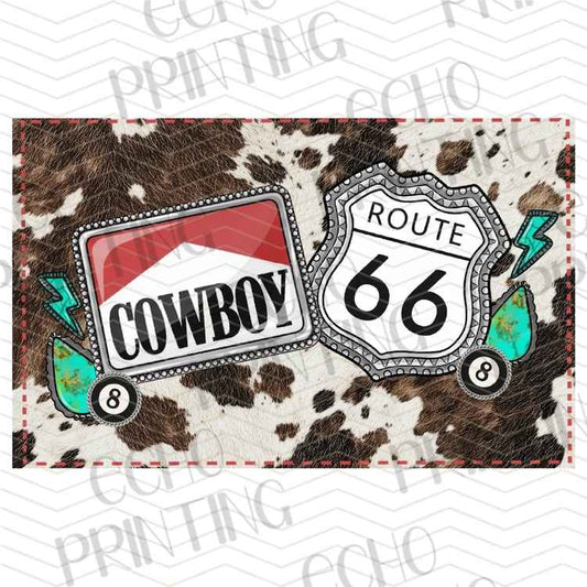 WSTNG 372 - COWBOY ROUTE 66 COLLAGE