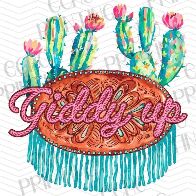 WSTNG 408 - GIDDY UP CACTUS WESTERN