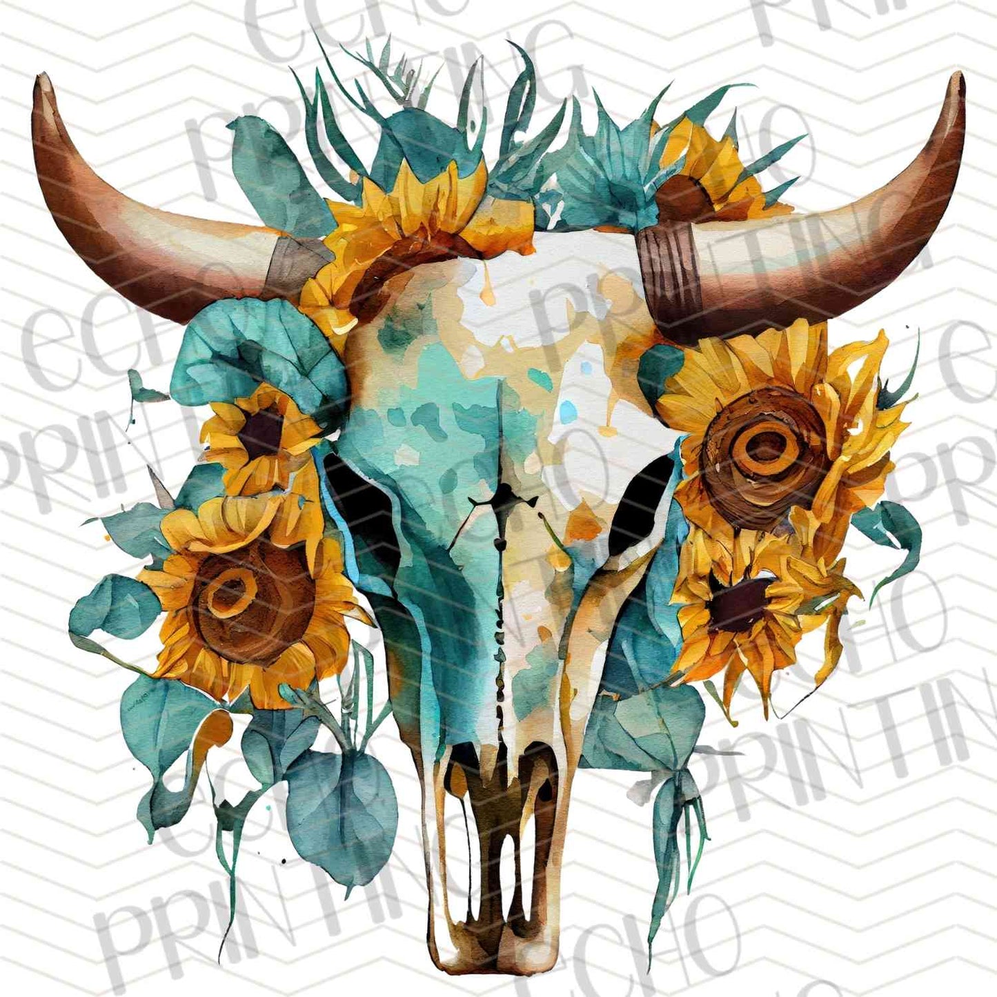 WSTNG 98 - TURQUOISE LONGHORN SKULL