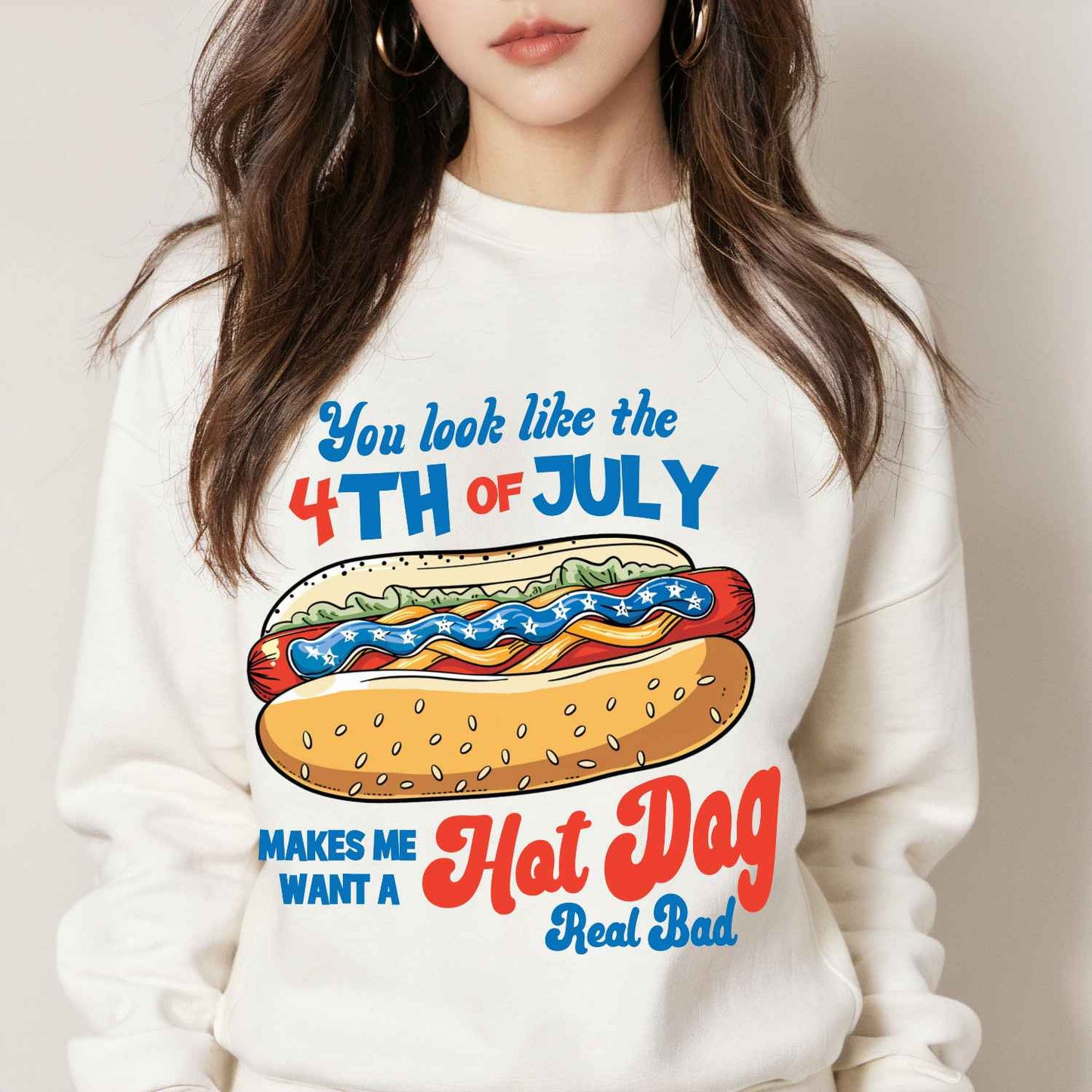 E41856 - You Look Like the 4th of July Hot Dog