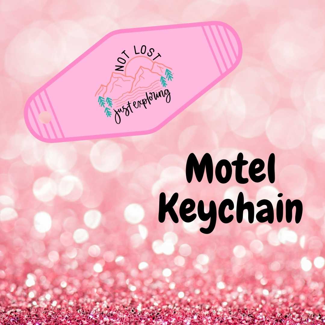 Motel Keychain Design 446