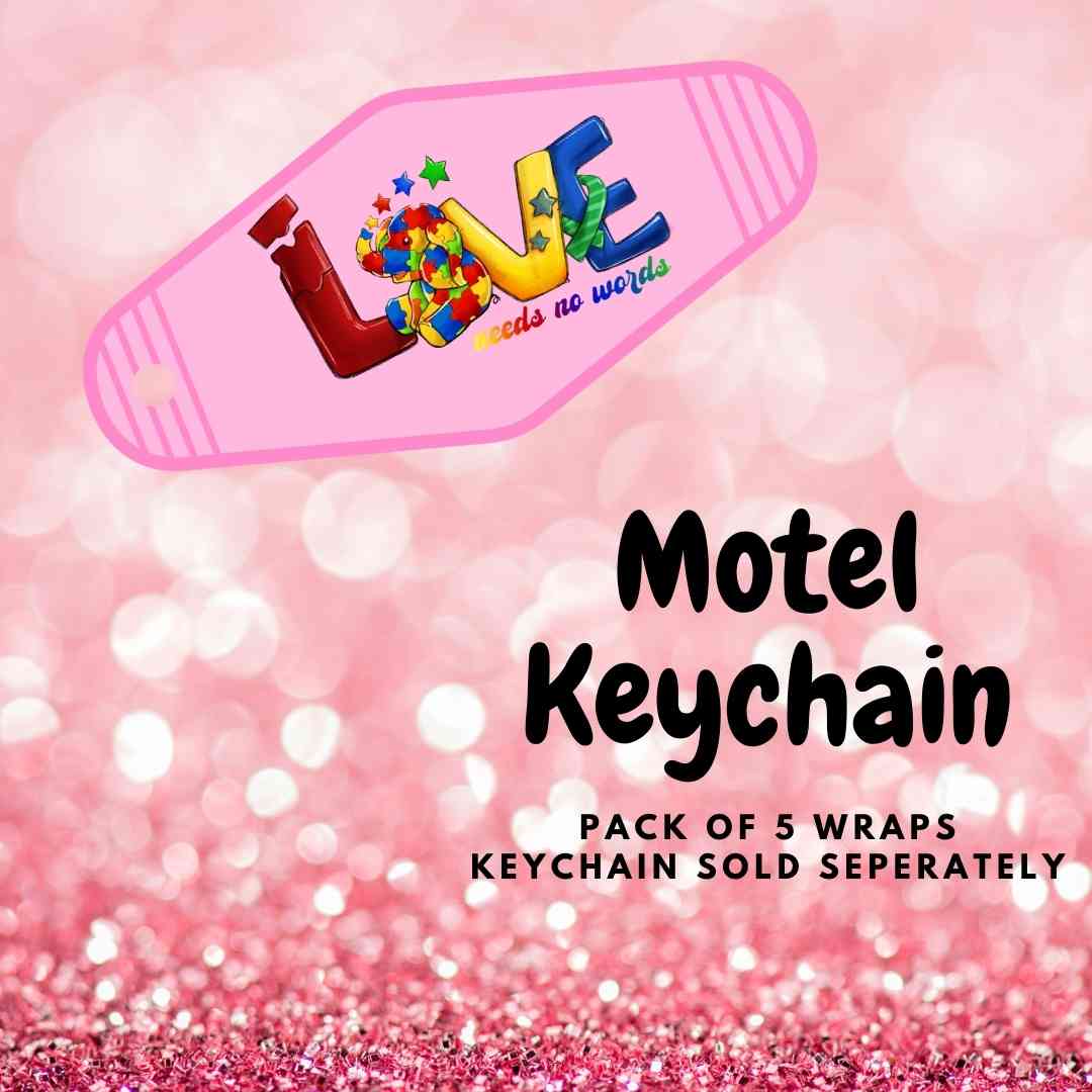 Motel Keychain Design 134