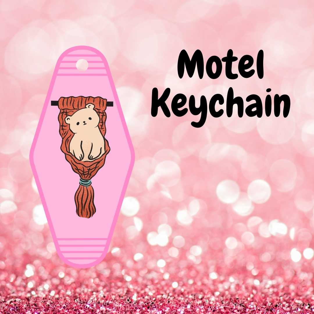 Motel Keychain Design 493