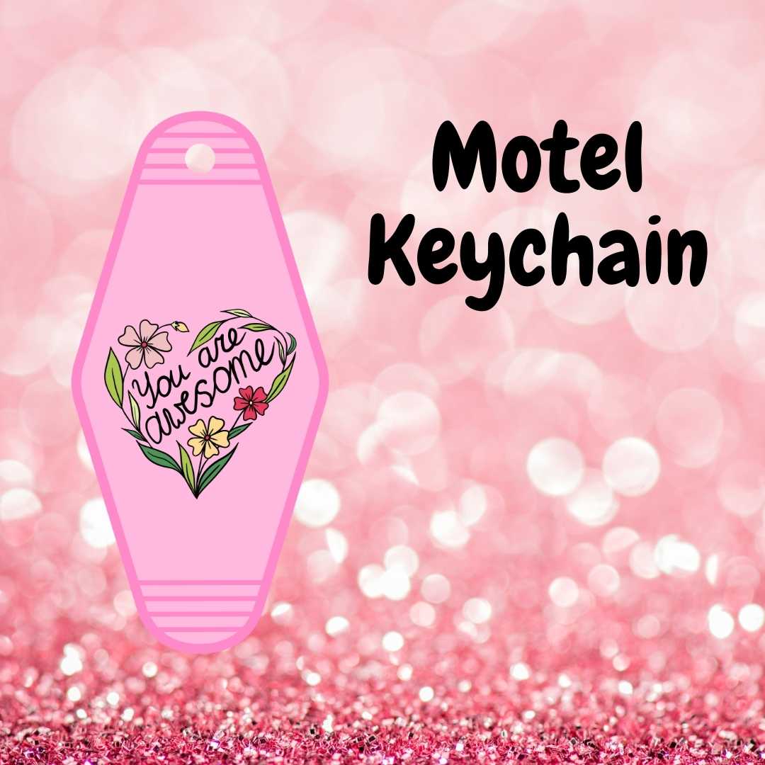 Motel Keychain Design 496