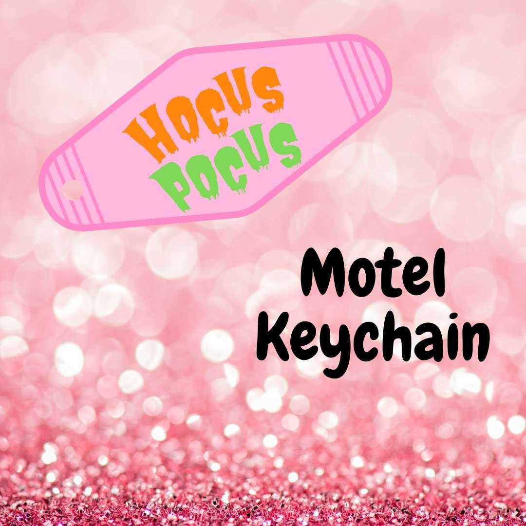 Motel Keychain Design 536