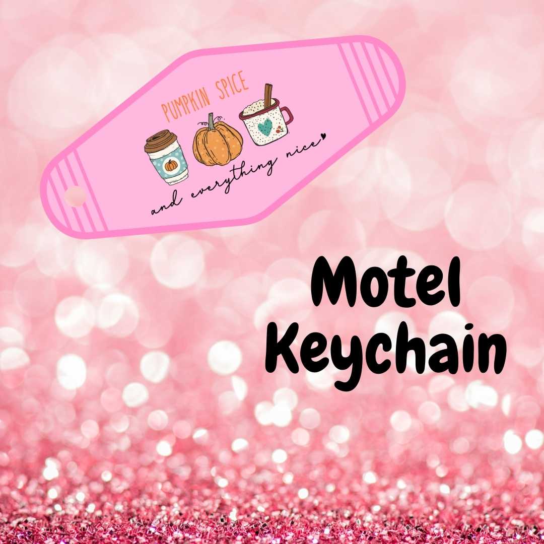 Motel Keychain Design 372